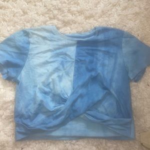 Pacsun cropped tie dye shirt